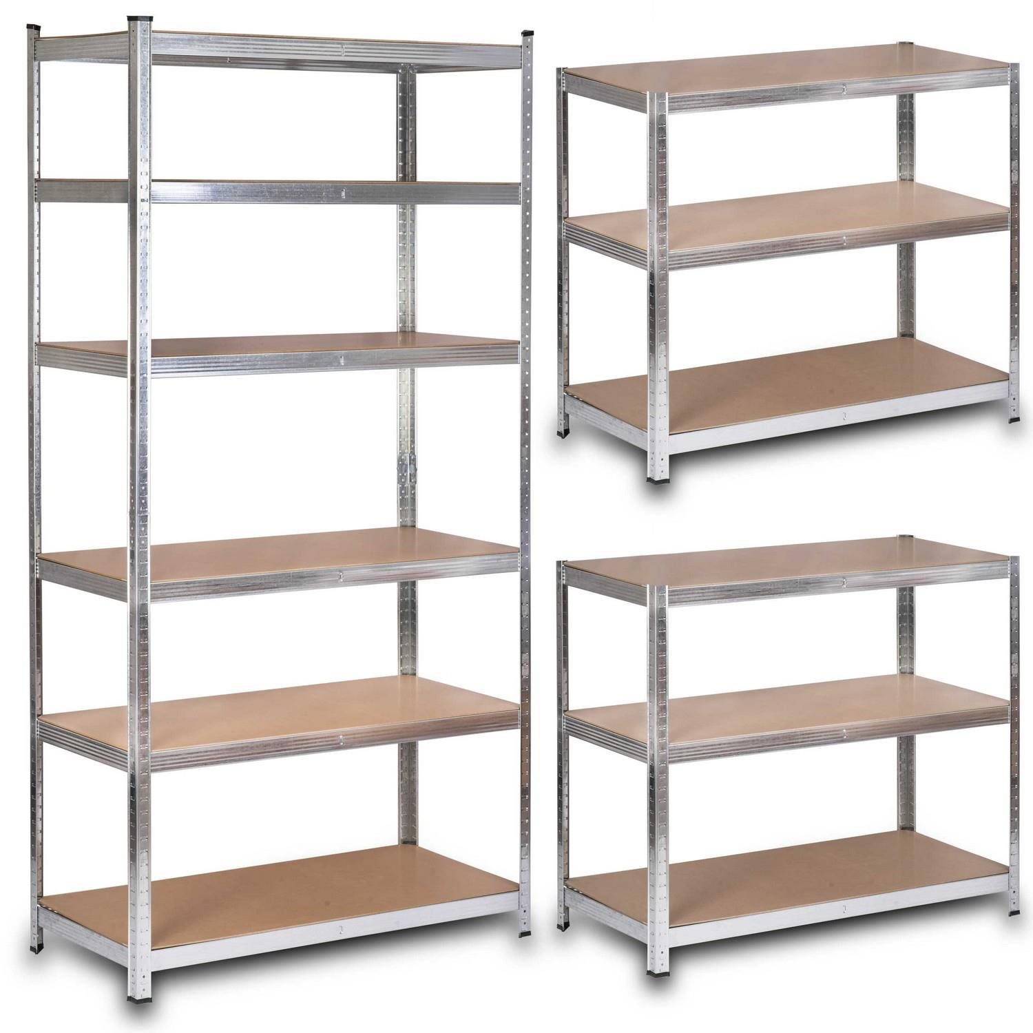 Humberg Kovový regál 222 × 110 × 50 cm Humberg HR-815 Regál