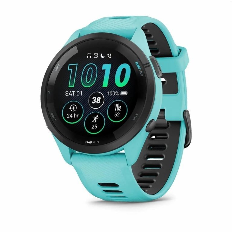 Garmin Forerunner 265 aqua-fekete Okosóra