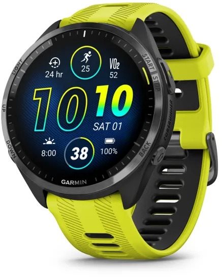 Garmin Forerunner 965 sárga-fekete Okosóra
