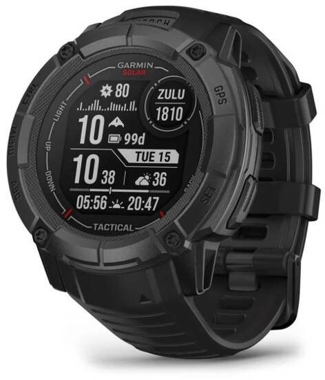 Garmin Instinct 2X Solar Tactical fekete Okosóra