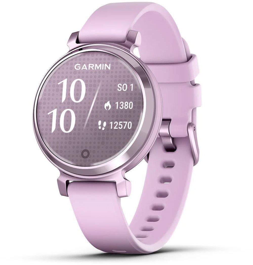 Garmin Lily 2 Metallic Lilac/Lilac Silicone Band Okosóra