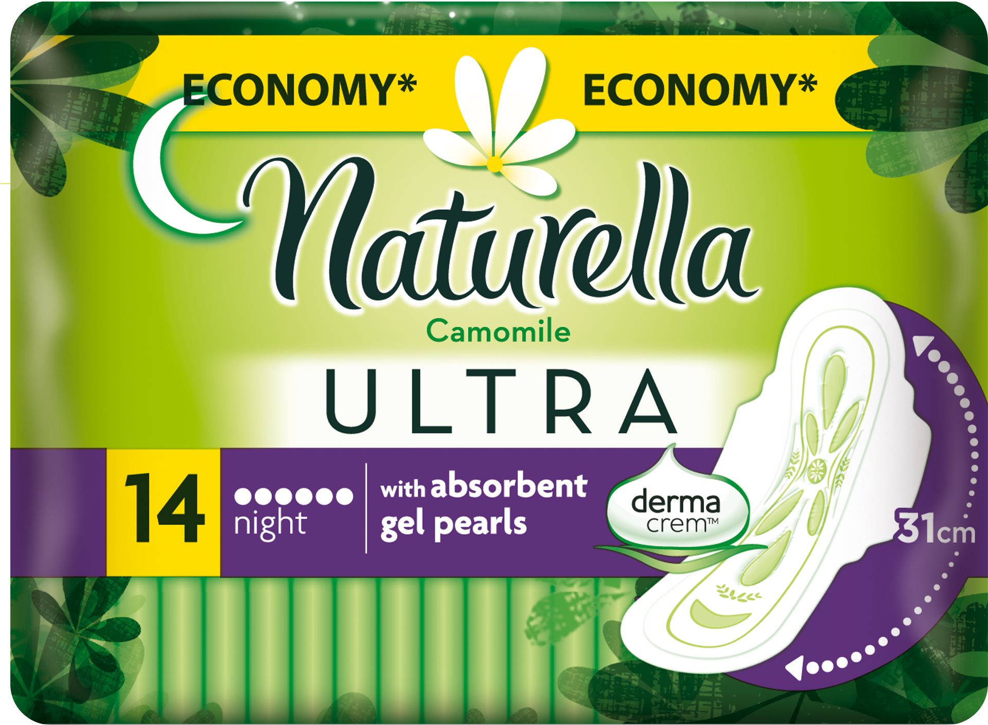 NATURELLA Ultra Night 14 ks Menštruačné vložky