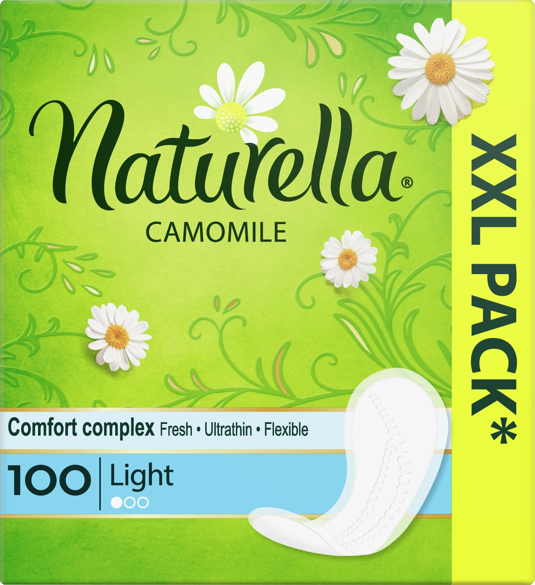 NATURELLA Camomile Light 100 ks Slipové vložky