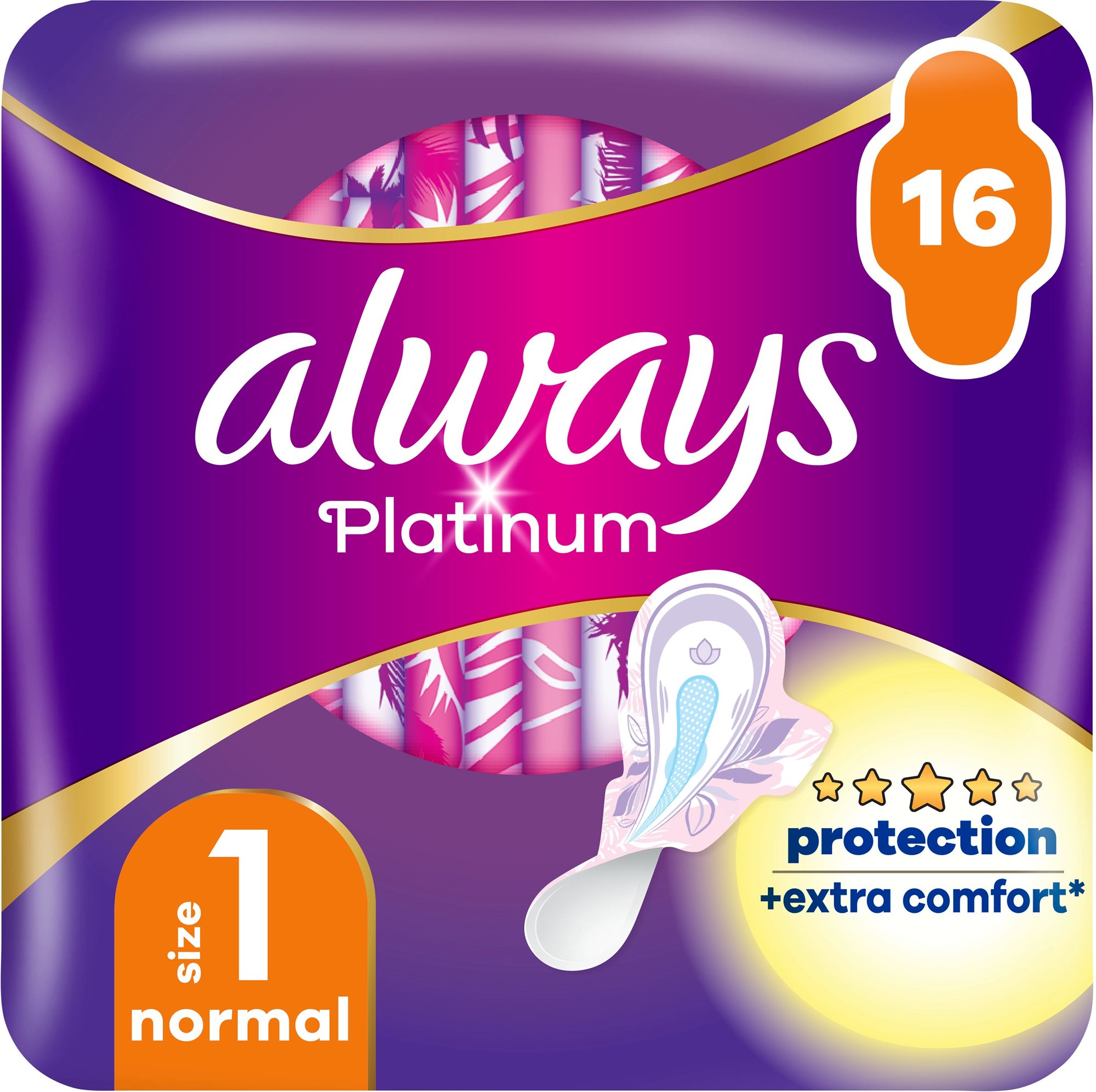 ALWAYS Platinum Ultra Normal Plus Duopack, 16 db Egészségügyi betét