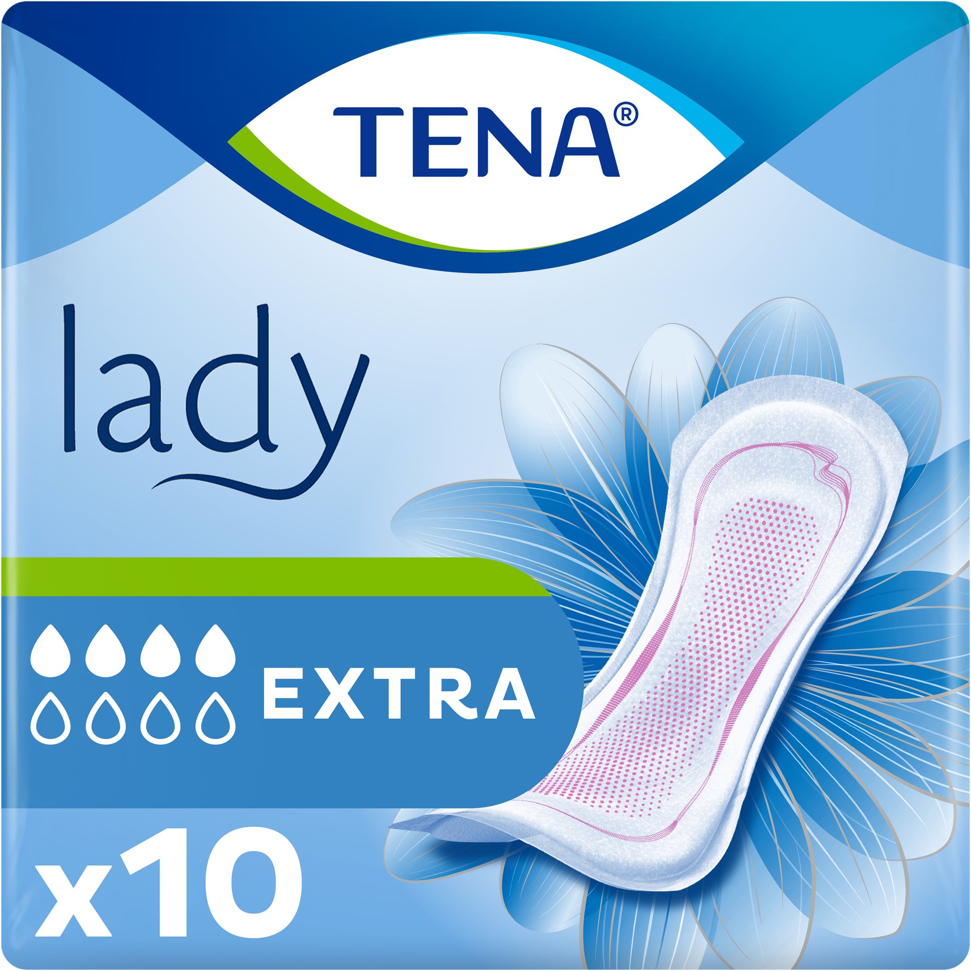 TENA Lady Slim Extra 10 db Inkontinencia betét