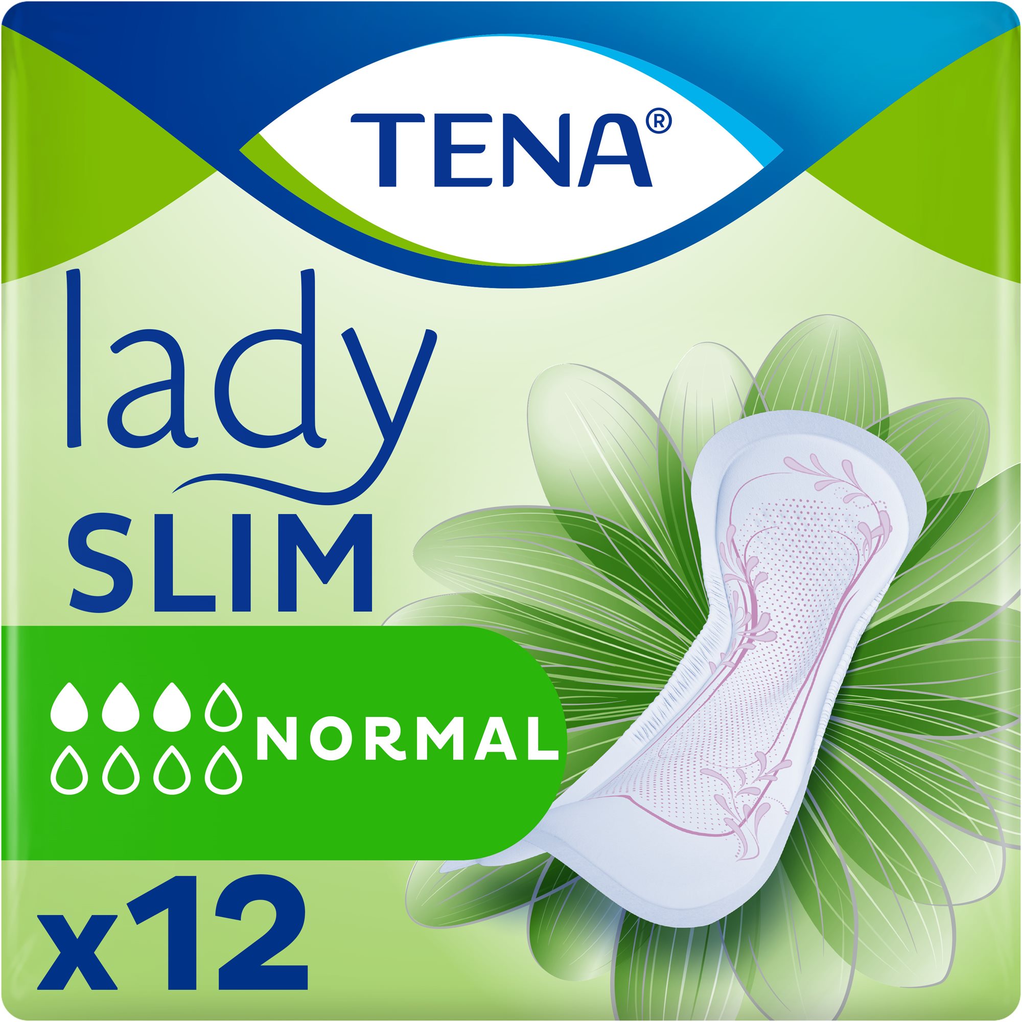 TENA Lady Slim Normal 12 db Inkontinencia betét