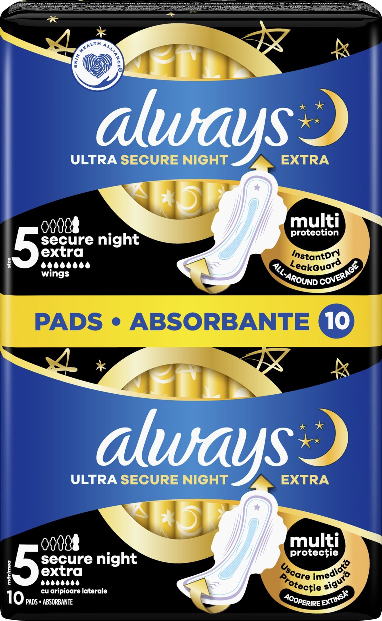 ALWAYS Ultra Extra Night 10 ks Menštruačné vložky