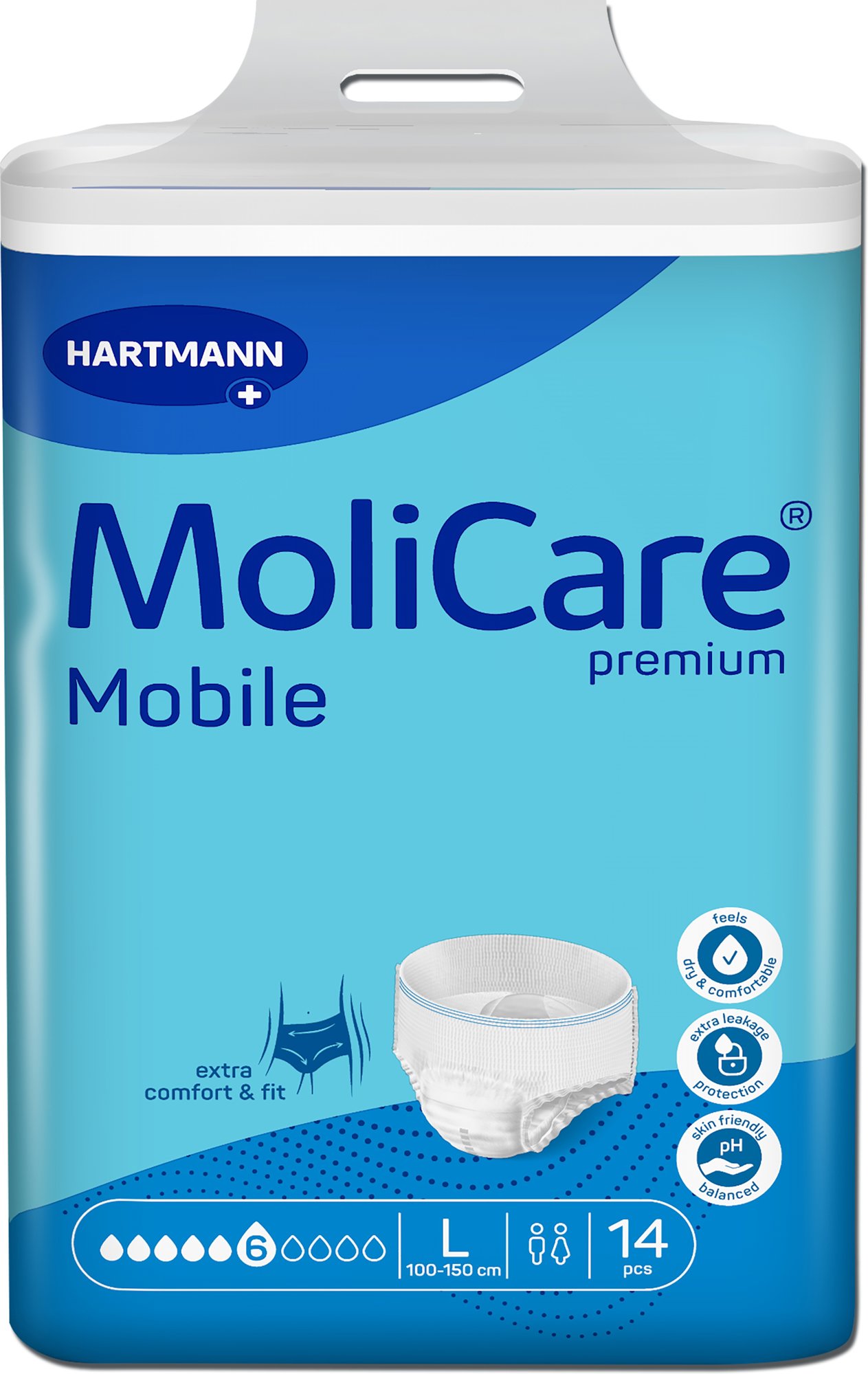 MoliCare Mobile 6 csepp L méret, 14 db Inkontinencia bugyi