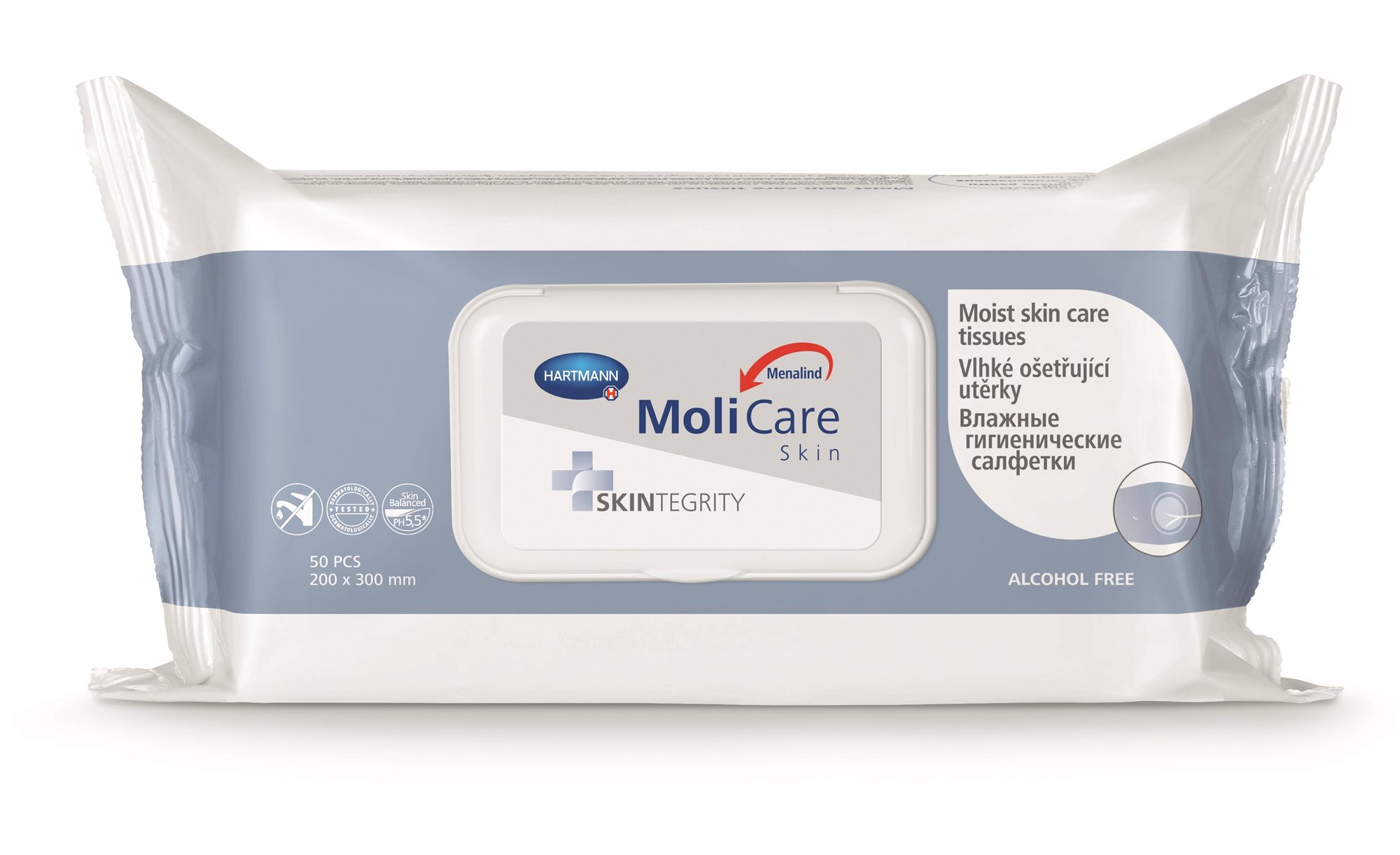 MOLICARE - higiéniai, 50db Nedves törlőkendő