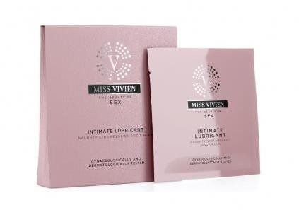 MISS VIVIEN intímny lubrikant jahoda 3× 6 ml Lubrikačný gél