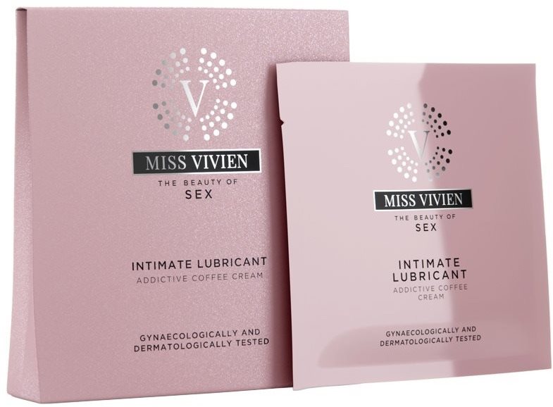 MISS VIVIEN intímny lubrikant káva 3× 6 ml Lubrikačný gél