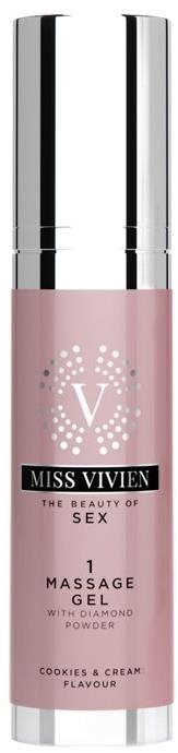 MISS VIVIEN masážny gél s diamantovým púdrom 50 ml Lubrikačný gél