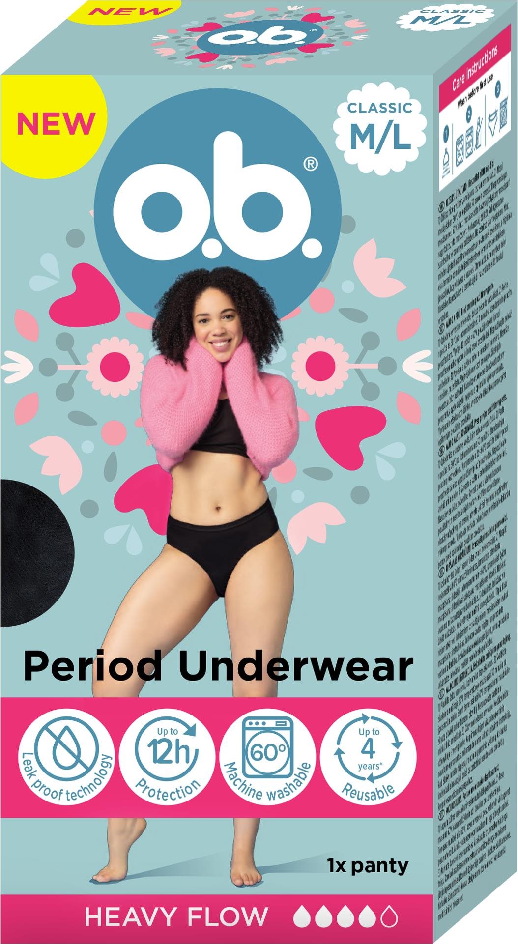 O.B.® menstruációs bugyi M/L Menstruációs bugyi
