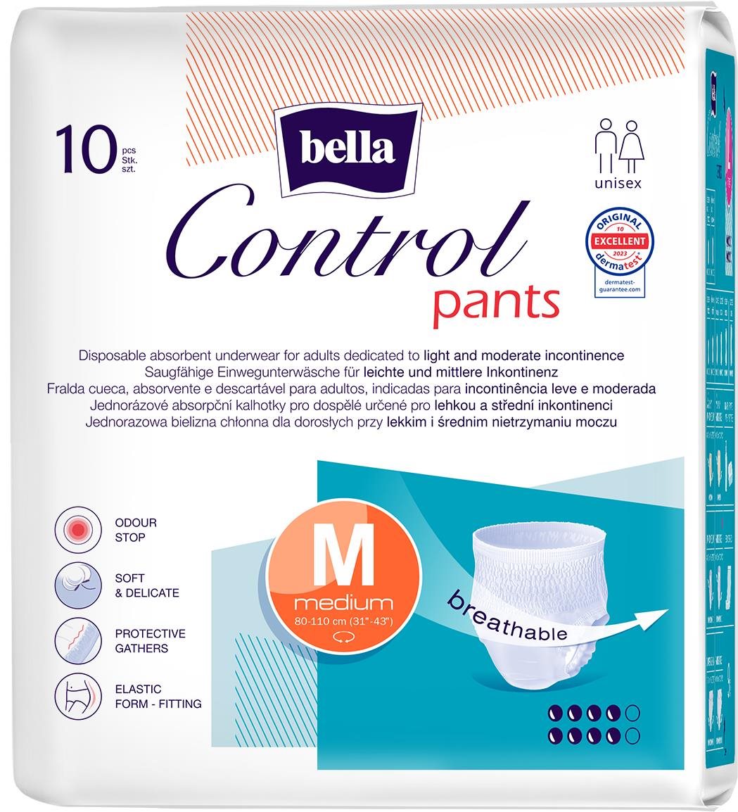 BELLA CONTROL Pants Medium - 10 db Inkontinencia bugyi