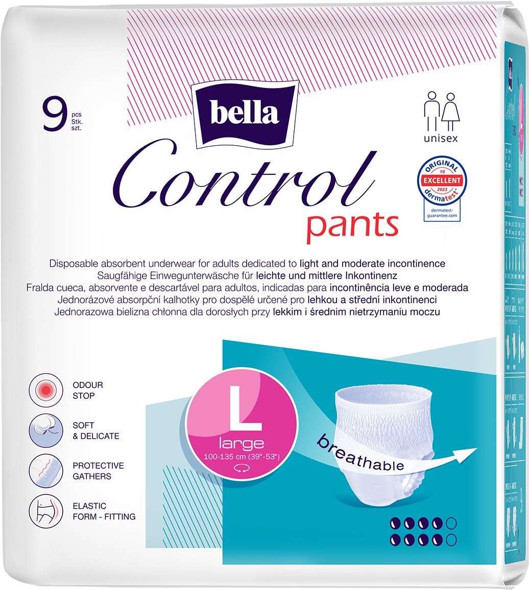 BELLA CONTROL Pants Large - 9 db Inkontinencia bugyi
