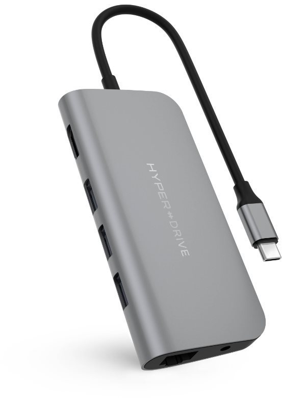 HyperDrive POWER 9-in-1 USB-C Hub for iPad Pro, MacBook Pro/Air -...