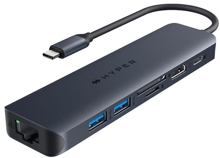 HyperDrive EcoSmart Gen.2 USB-C 7-in-1 Hub 100W PD Pass-thru Port...