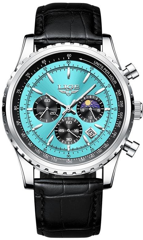 Lige Man 8989-8 lake blue Pánske hodinky