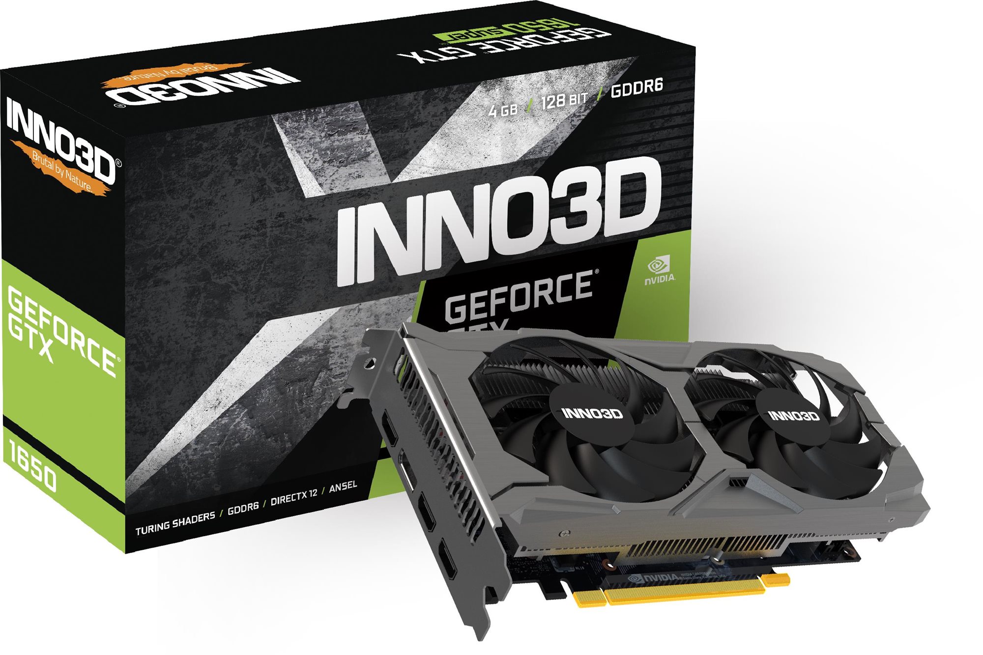 Inno3D GeForce GTX 1650 GDDR6 Twin X2 OC V3 4G Grafická karta