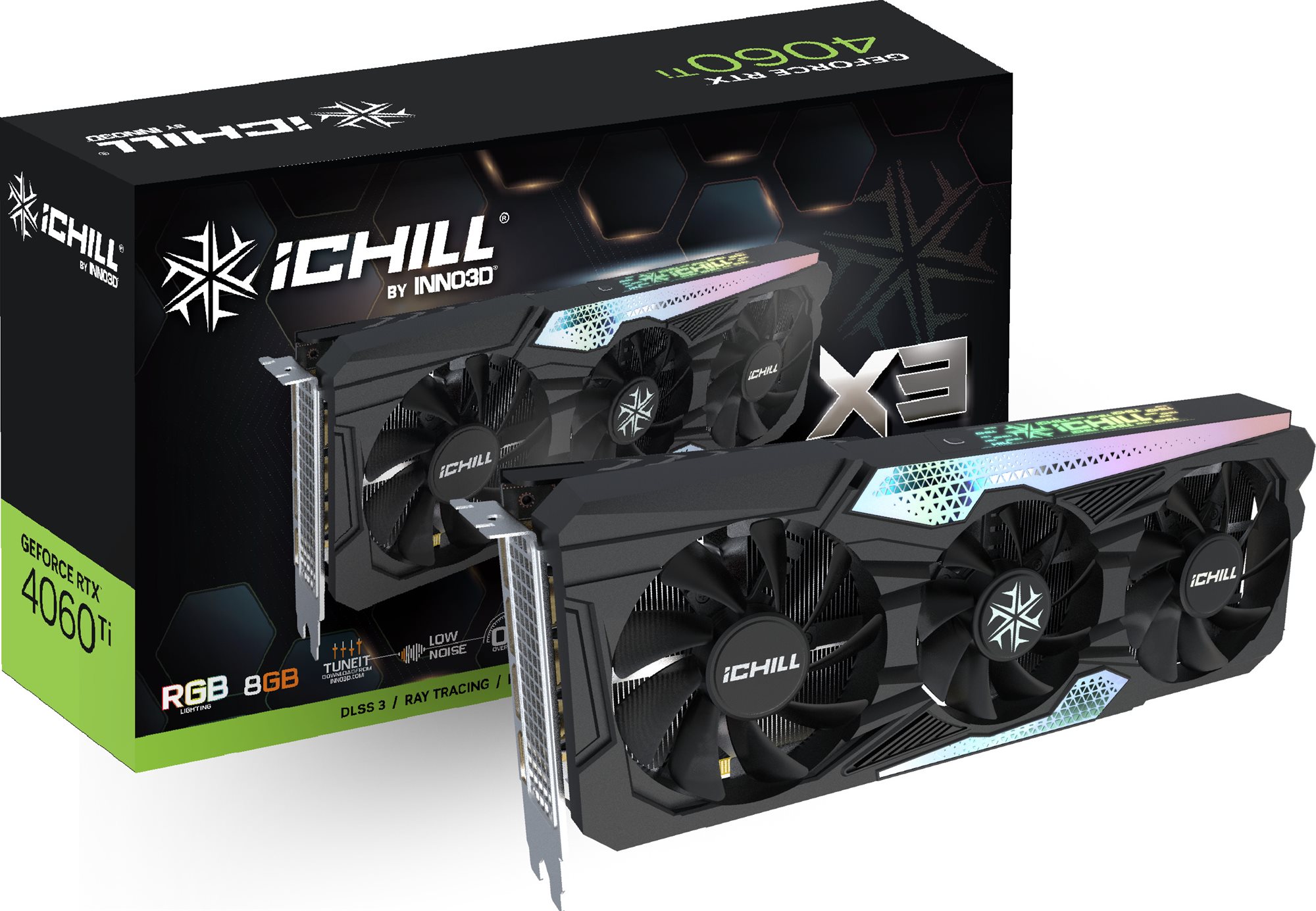 Inno3D GeForce RTX 4060 Ti iChill X3 8G Grafikkarte