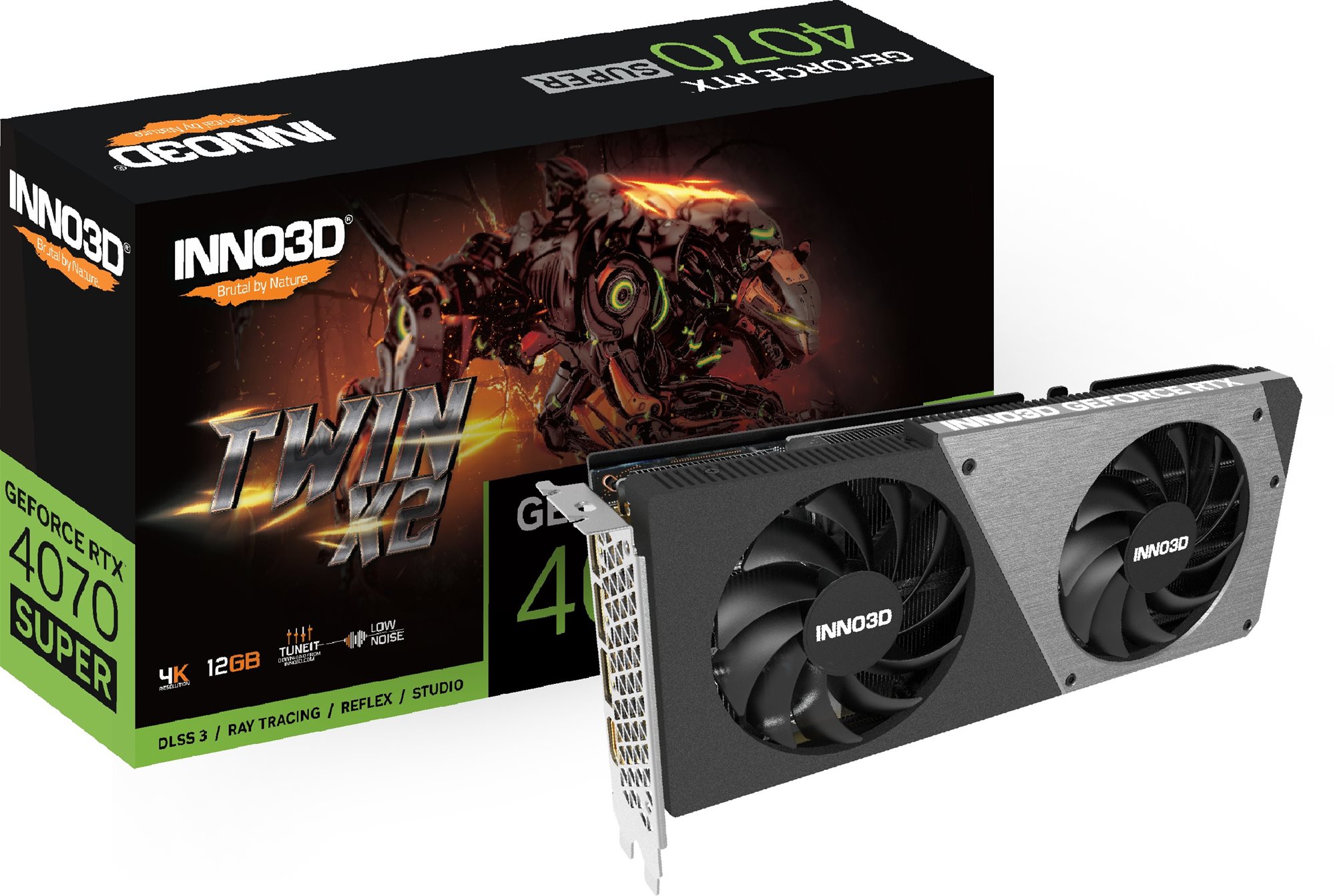 Inno3D GeForce RTX 4070 SUPER Twin X2 12G Grafikkarte