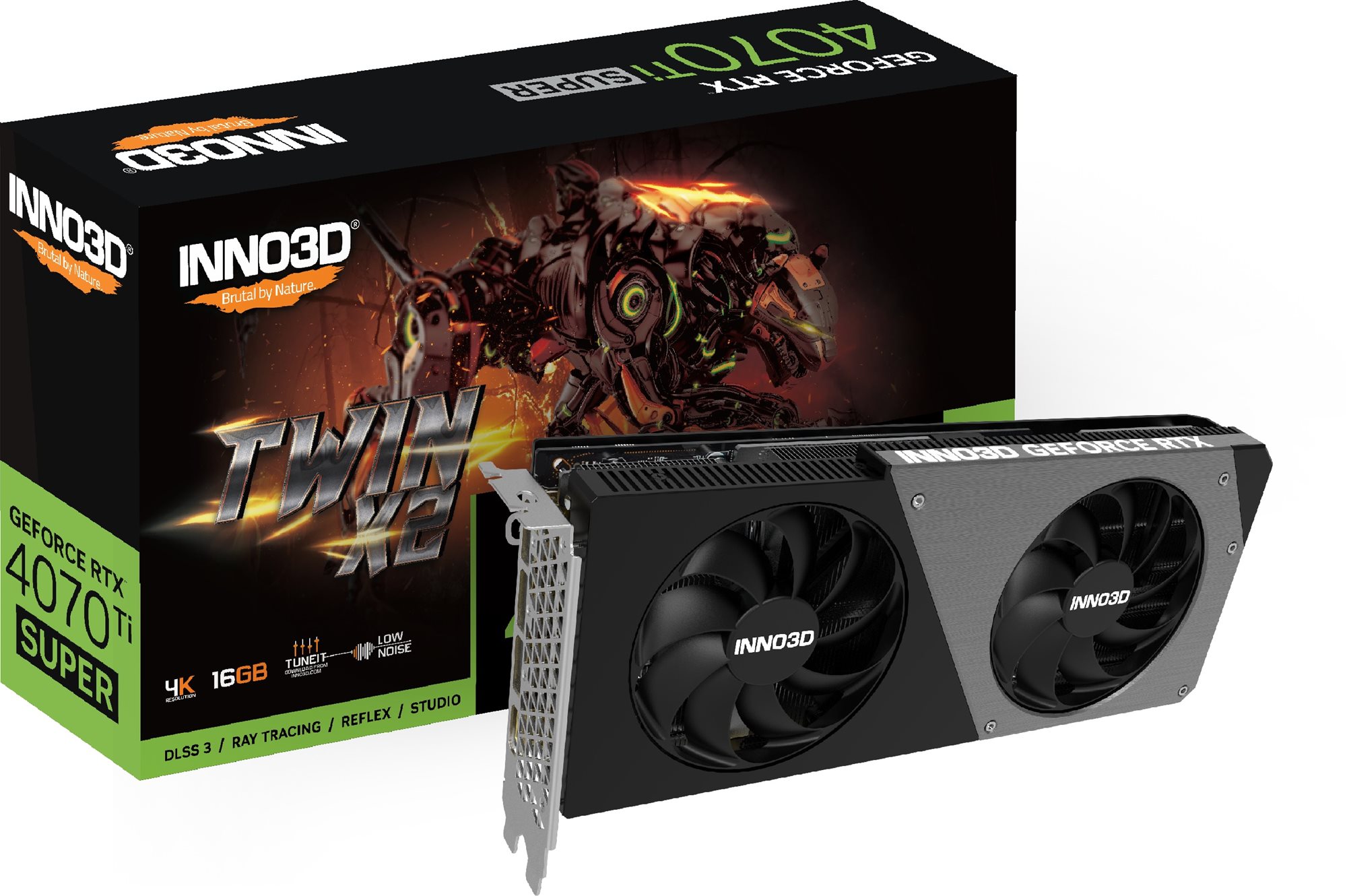 Inno3D GeForce RTX 4070 Ti SUPER Twin X2 16G Grafikkarte