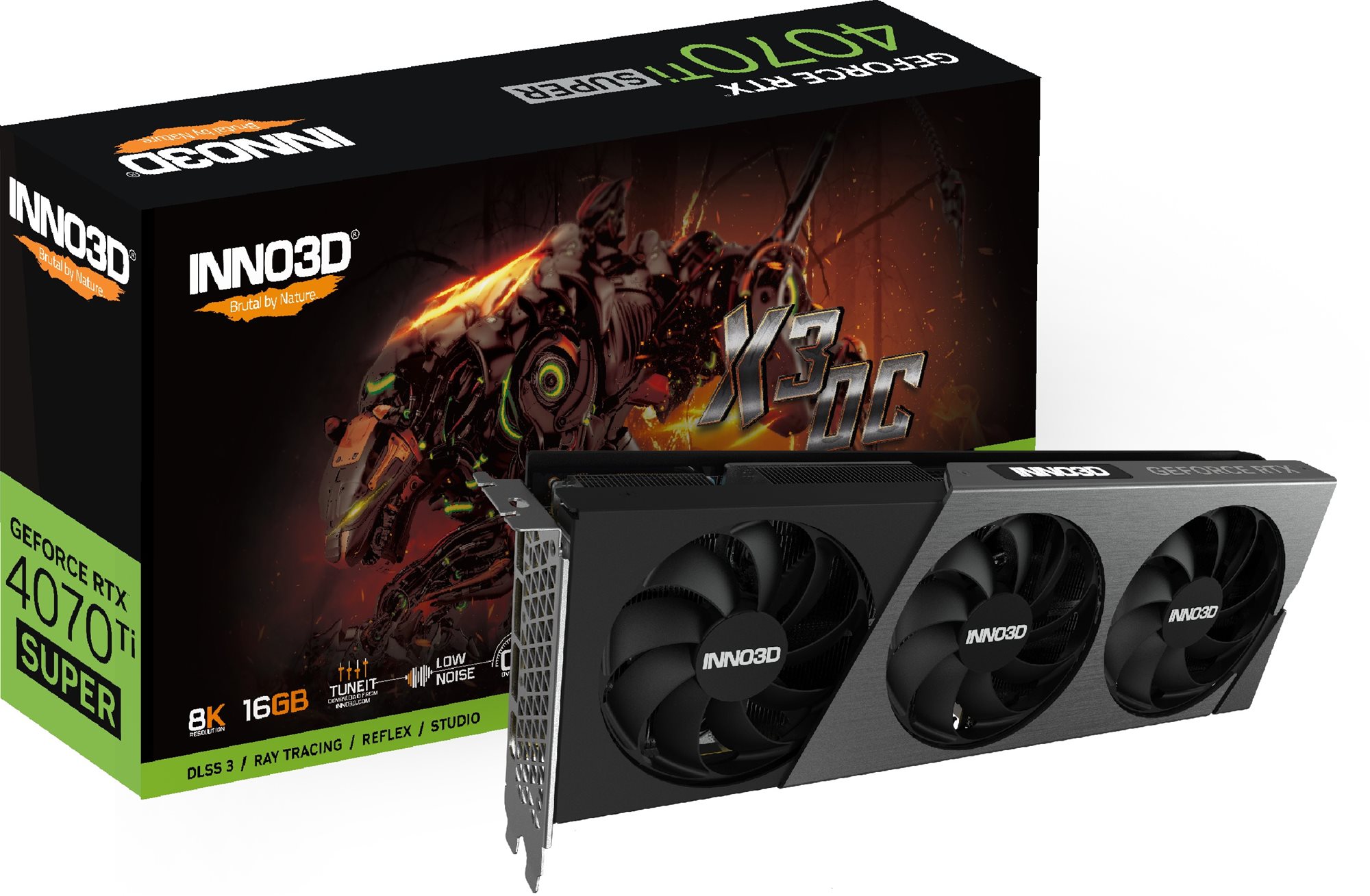 Inno3D GeForce RTX 4070 Ti SUPER X3 OC 16G Grafická karta