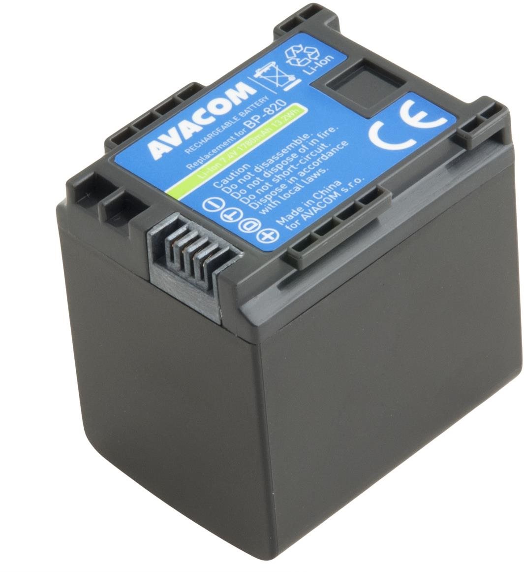 AVACOM Akku für Canon BP-820 Li-Ion 7,4 V 1780 mAh 13,2 Wh...