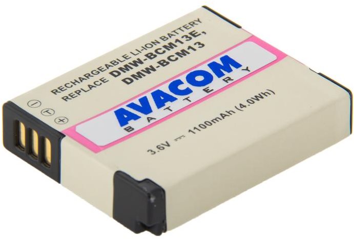 Avacom Panasonic DMW-BCM13, BCM13E Li-Ion 3.6V 1100mAh 4Wh...