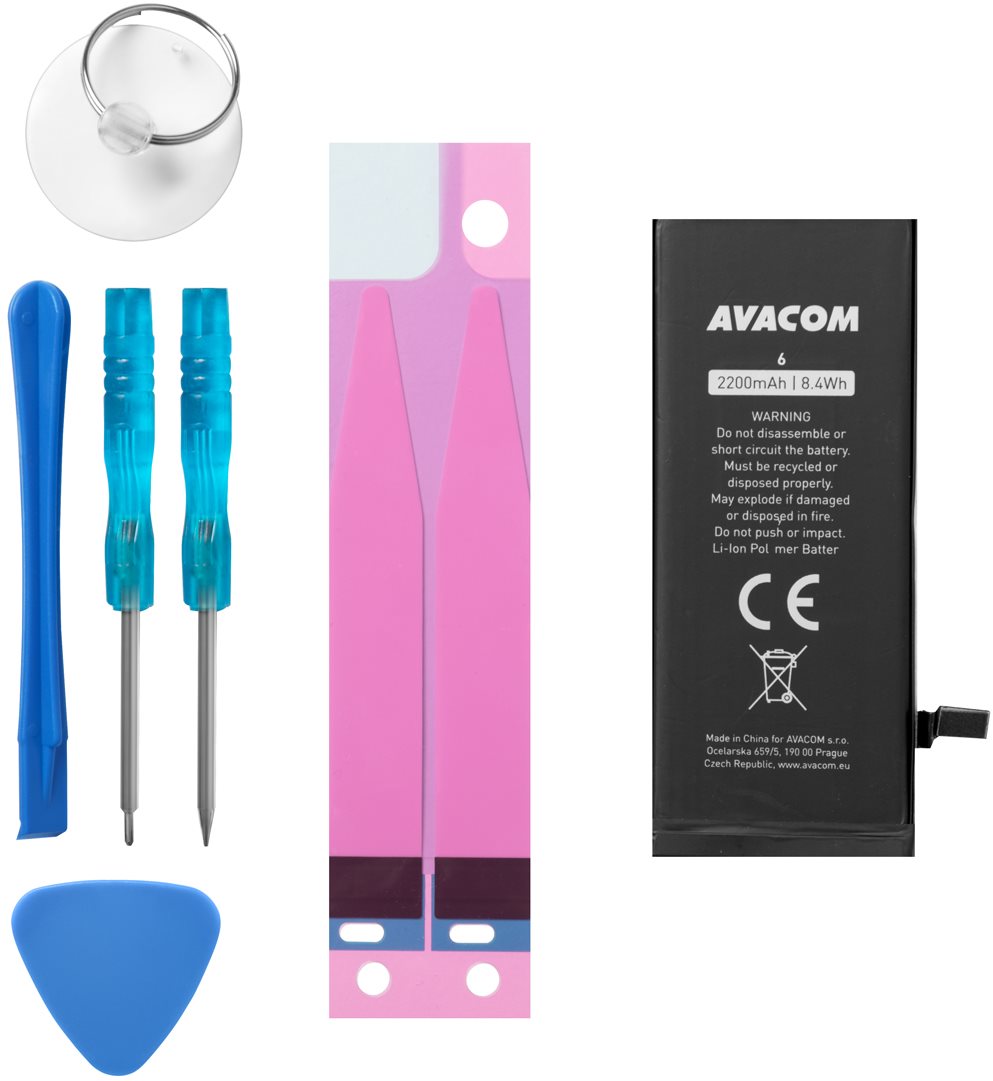 Avacom for Apple iPhone 6, Li-Ion 3.82V 2200mAh (replacement for...