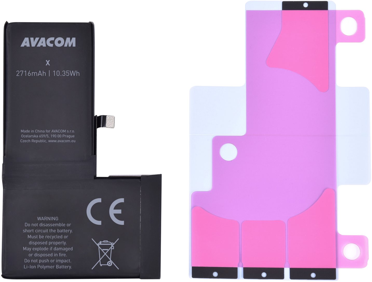 Avacom for Apple iPhone X Li-Ion 3.81V 2716mAh Phone Battery