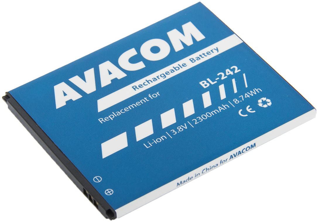 AVACOM for Lenovo A6000 Li-Ion 3.8V 2300mAh (replacement for BL242)...