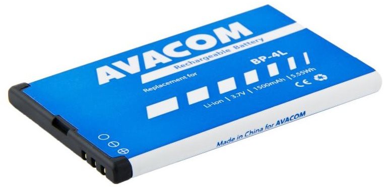 AVACOM for Nokia E55, E52, E90, Li-Ion 3.7V 1500mAh (replacement...