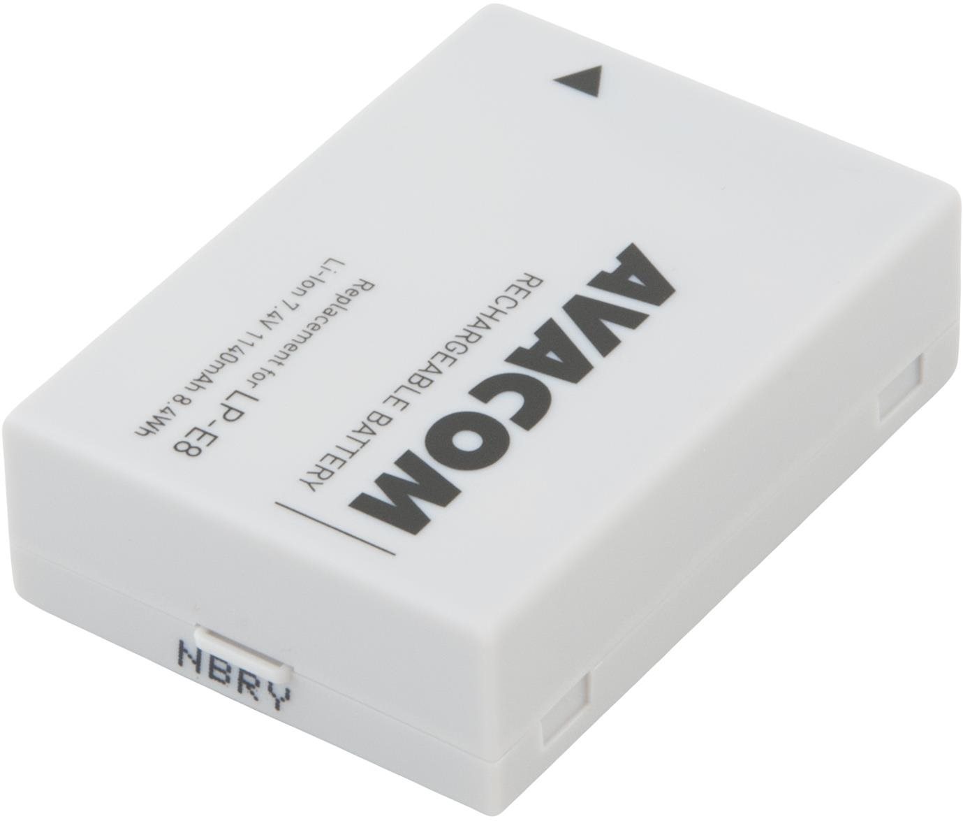 AVACOM Akku für Canon LP-E8 Li-Ion 7,4 V 1140 mAh 8,4 Wh Kamera-Akku