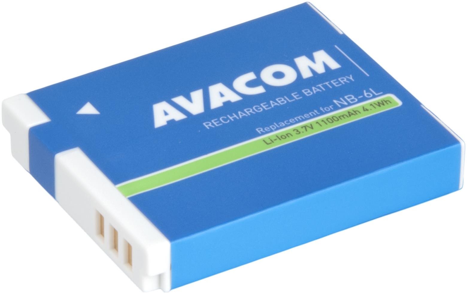 Avacom Akku für Canon NB-6L Li-Ion 3.7V 1100 mAh - 4,1 Wh Kamera-Akku