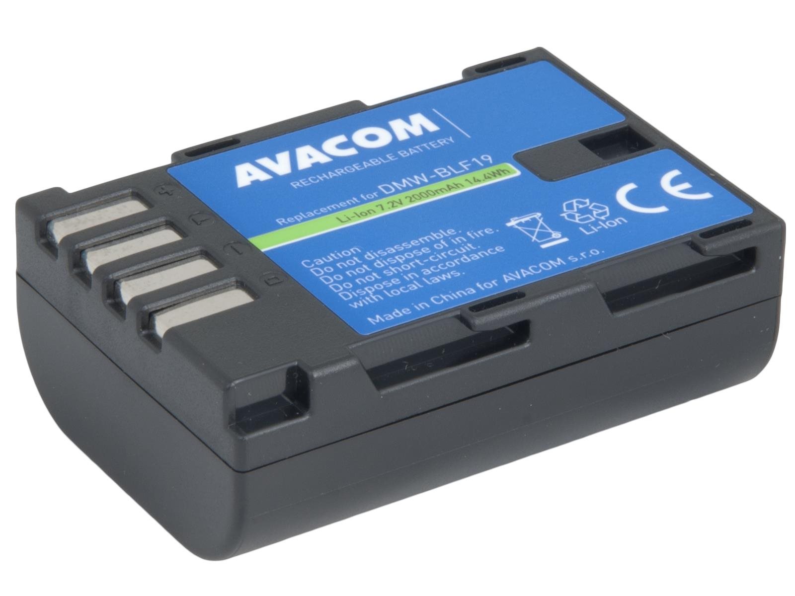 Avacom für Panasonic DMW-BLF19 Li-Ion 7.2V 2000mAh 14.4Wh Kamera-Akku