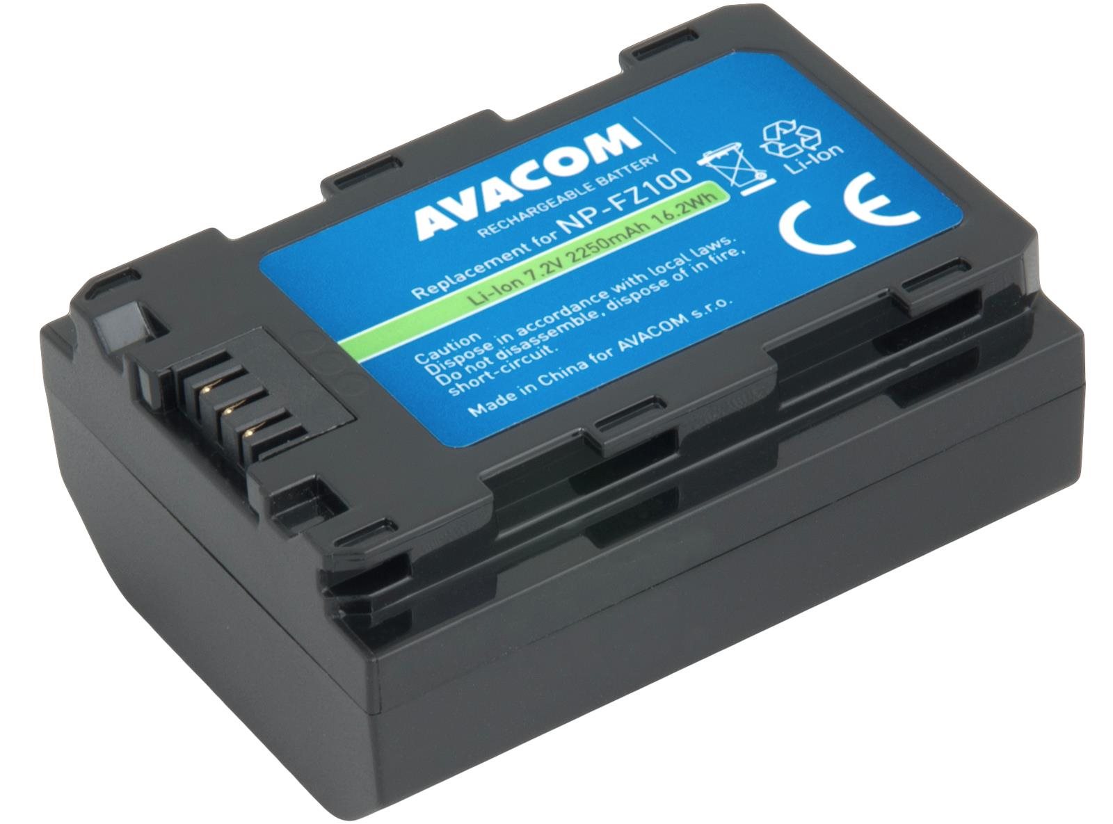 Avacom za Sony NP-FZ100 Li-Ion 7,2 V 2250 mAh 16,2 Wh Batéria do...