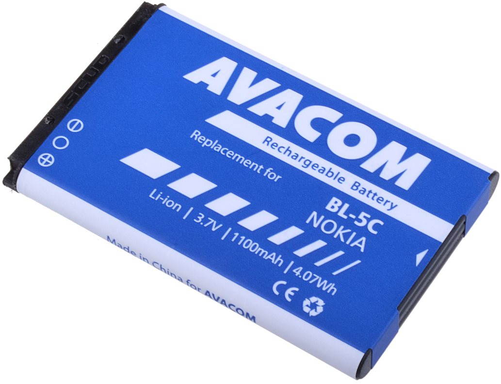 AVACOM za Nokia 6230, N70, Li-ion 3,7V 1 100m Ah (náhrada BL-5C)...