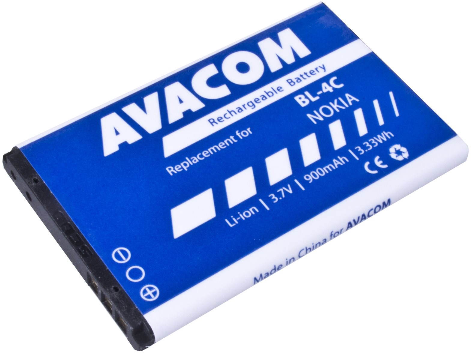 AVACOM for Nokia 6300 Li-ion 3.7V 900mAh (BL-4C replacement) Phone...
