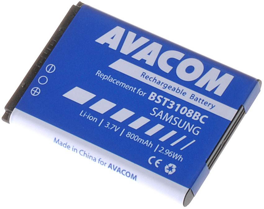 AVACOM for Samsung X200, E250 Li-ion 3.7V 800mAh Phone Battery