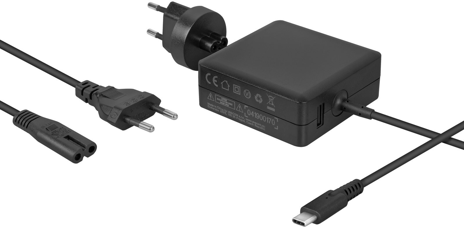 Avacom USB-C 65W Power Delivery + USB A Univerzální napájecí adaptér