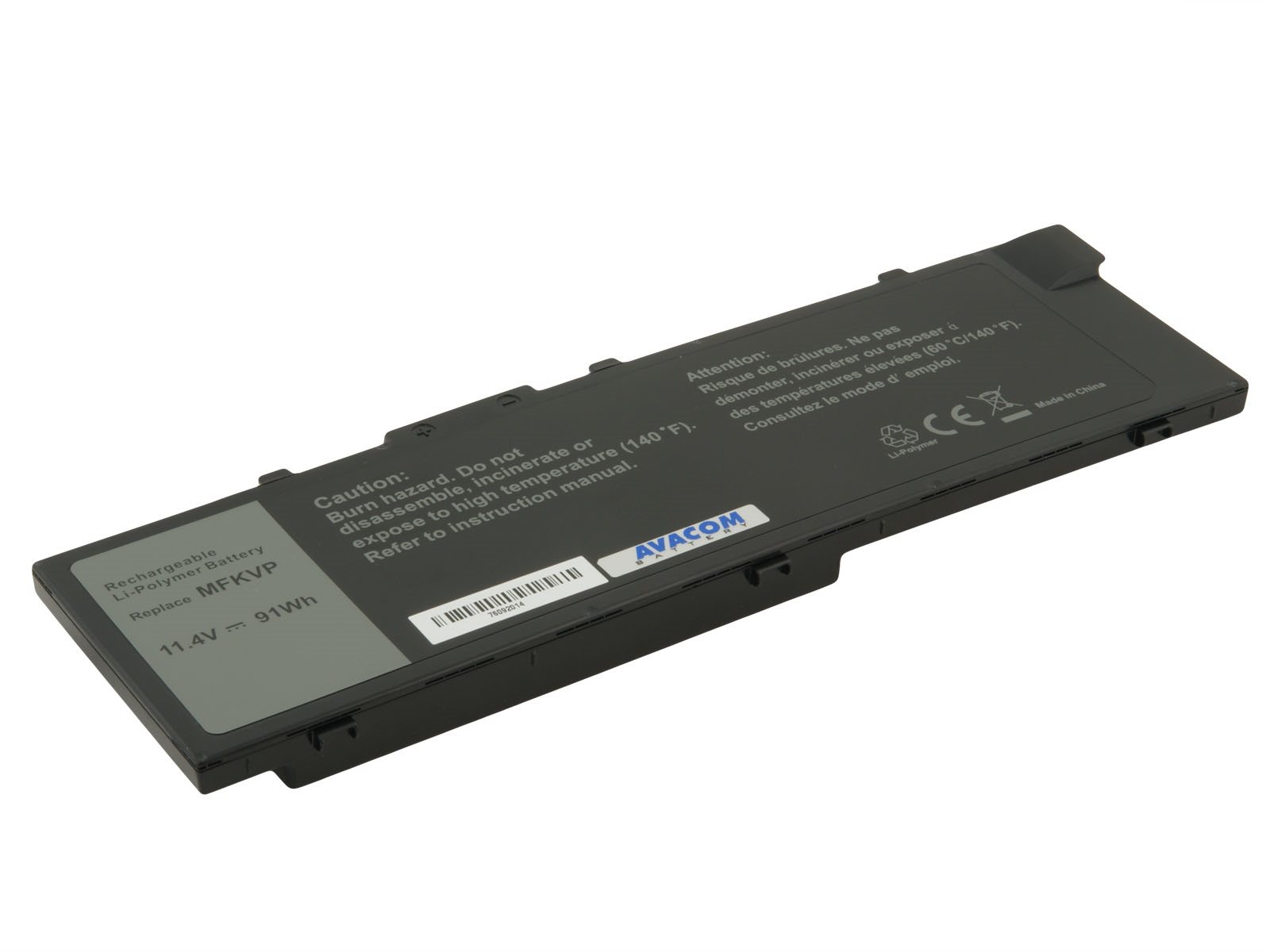 AVACOM for Dell Precision 15 7000, 17 7000 Li-Pol 11,4V 7982mAh...