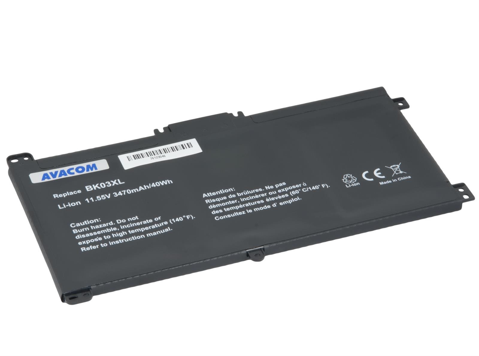 AVACOM BK03XL pre HP Pavilion X360 14-BA series Li-Ion 11,6 V 3470...