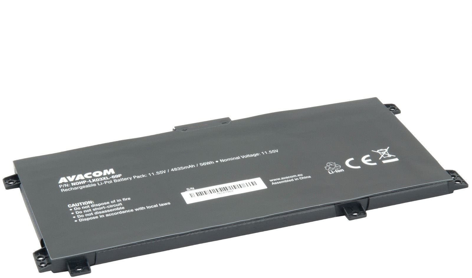 AVACOM LK03XL HP Envy X360 15-bp, 16-cn, Envy 17-ce series Li-Pol...