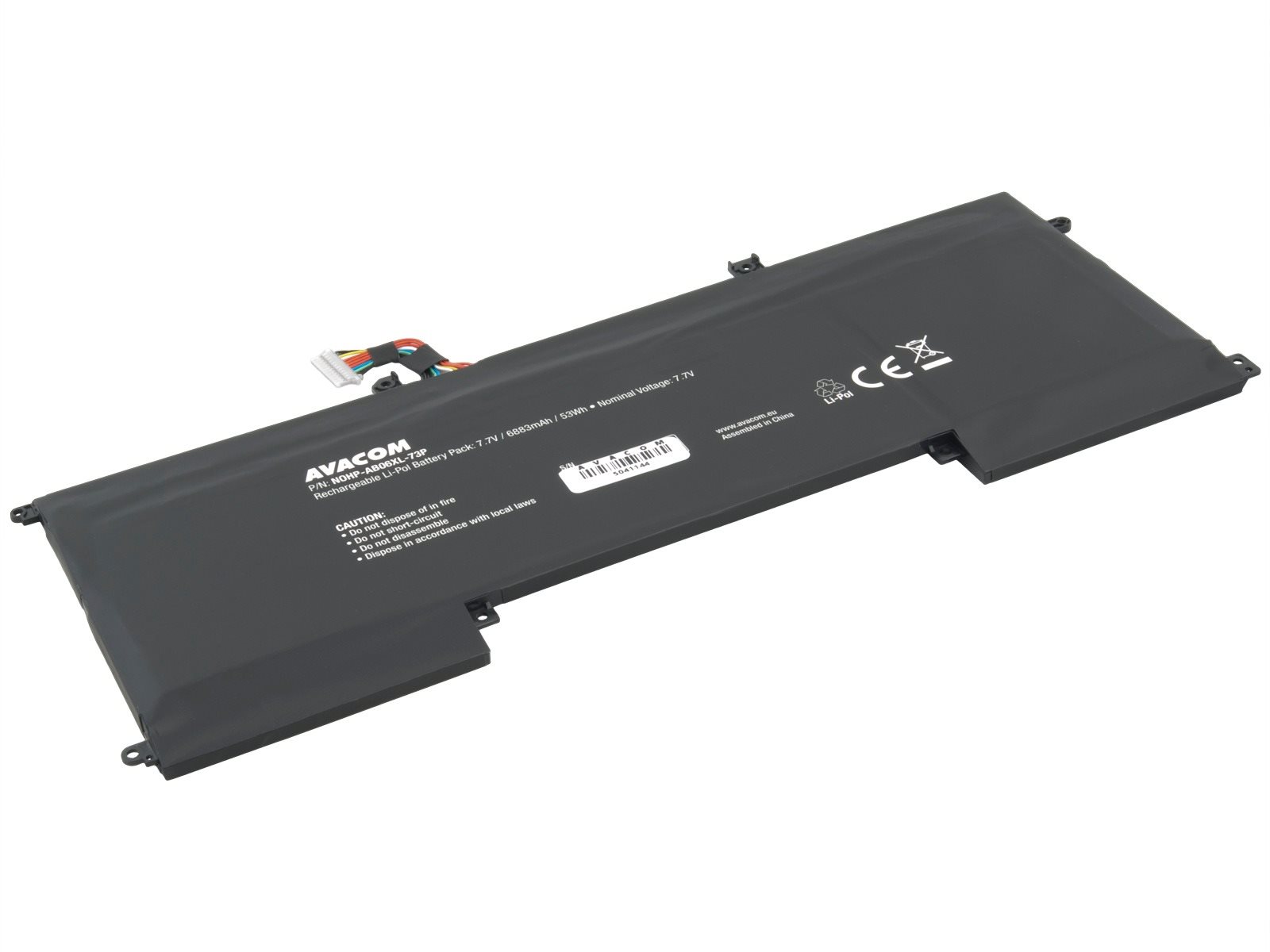AVACOM AB06XL HP Envy 13-ad series akkumulátor, Li-Pol 7,7 V, 6883...
