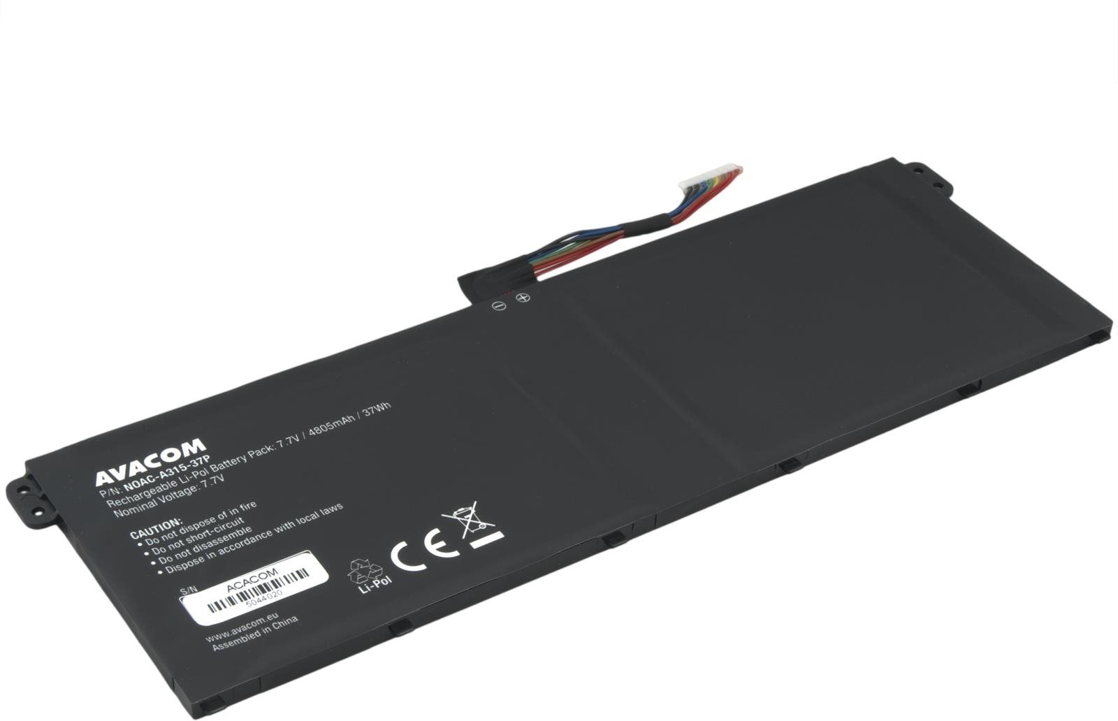 AVACOM Acer Aspire A3 A314 A315 A114 Li-Pol 7,7V 4805mAh 37Wh...