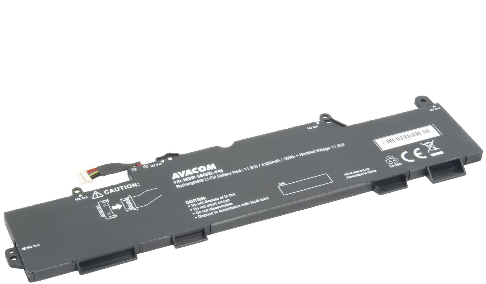 Avacom SS03XL - HP EliteBook 840 G5 Li-Pol 11,55V 4330mAh 50Wh...