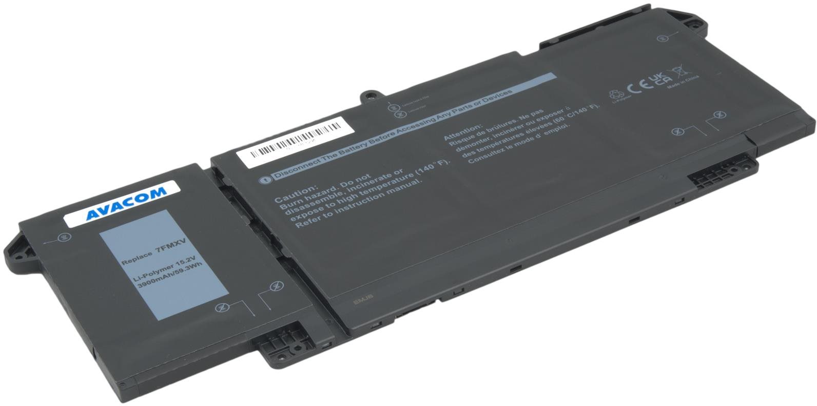 Avacom Dell Latitude 5320 7320 7420 7520 akku, Li-Pol, 15,2 V, 3900...