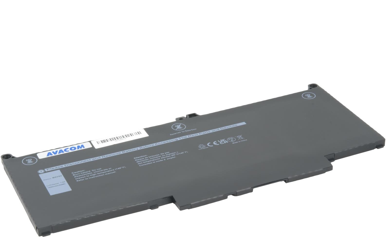 Avacom pro Dell Latitude 5300, 5310, 7300 Li-Pol 7,6 V 7890 mAh 60...