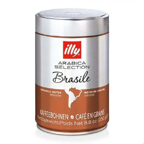 Zrnková káva illy 250 g BRAZIL Káva